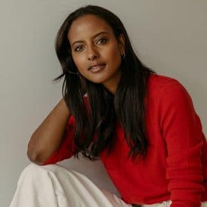 Topmodel und Keynote-Speakerin Sara Nuru